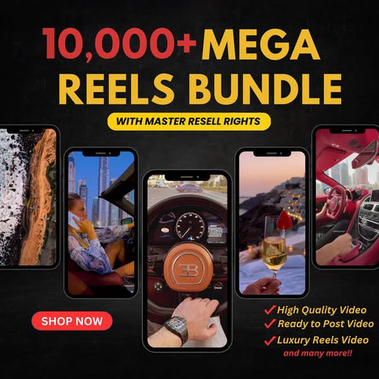 10000+ Aesthetic Faceless Reels Videos Bundle with MRR/PLR