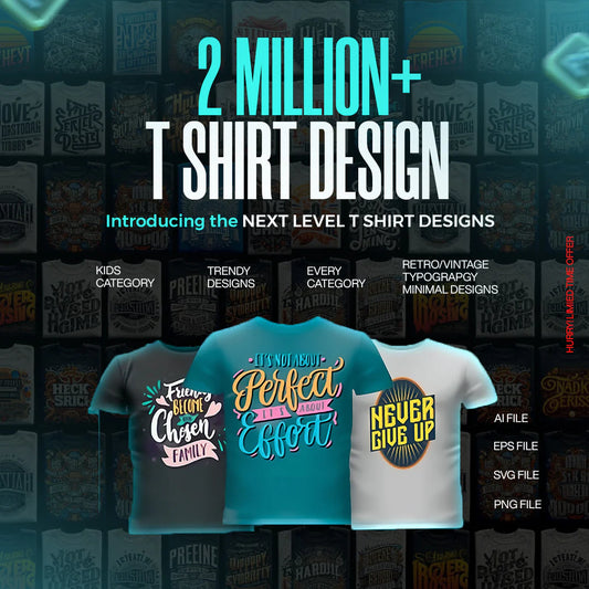 2 Million+ Killer T-Shirt Designs (Instant access within 30 seconds) with Reselling Rights